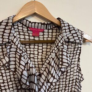 Vintage Sunny Leigh Peplum Top in size small